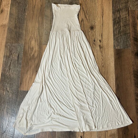 Lululemon 2-in-1 Maxi Dress Women's Size XXXS in Light Ivory - Picture 3 of 4